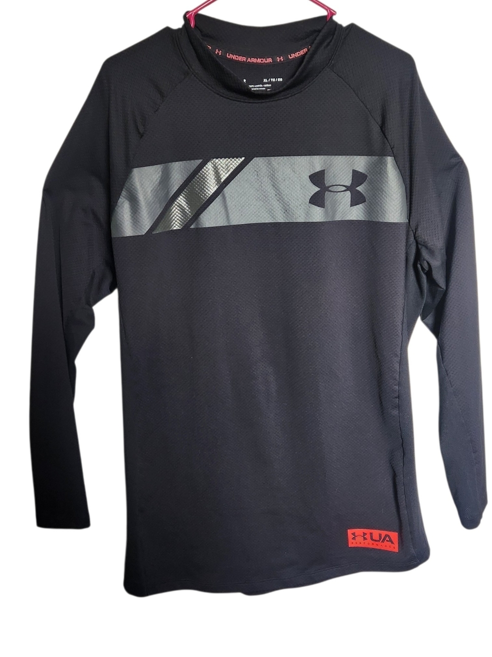 Under Armour ColdGear Gametime Mock Neck Performance Long Sleeve Mens XL Outdoor
